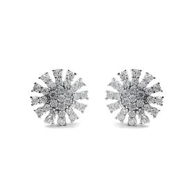 Foto de 25-0567 - PENDIENTES PLATA ROSETÓN CIRCONITA 11MM