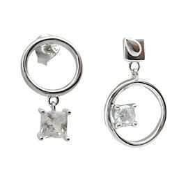 Foto de 25-1445P - PENDIENTES PLATA CIRCONITA 16MM