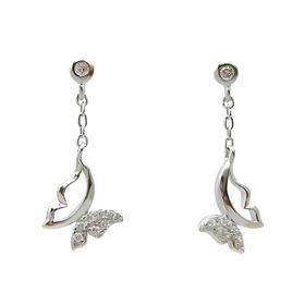 Foto de 25-1445 - PENDIENTES PLATA MARIPOSA CIRCONITA 20MM