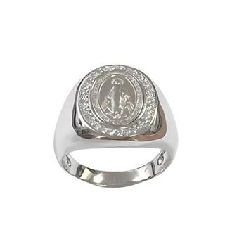 Foto de 25-1605 - SORTIJA PLATA MILAGROSA 17MM