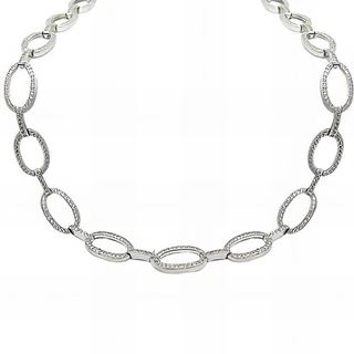 Foto de 25-2101G - GARGANTILLA PLATA CIRCONITA 9MM 42CM