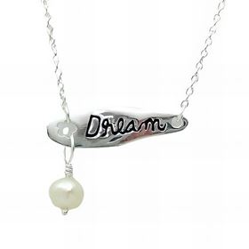 Foto de 25-100176G - GARGANTILLA PLATA 'DREAM' Y PERLA 45CM