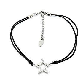 Foto de 25-5284 - PULSERA PLATA ESTRELLA-CIRCONITA 14MM 17CM (ALARGADOR 3.5CM)