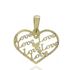 Foto de 51-9083 - COLGANTE CORAZÓN "LOVE" 15MM 18K