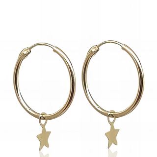 Foto de 00-1578-16 - CRIOLLAS ESTRELLA 5MM 1X16MM 18K