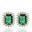 Foto de 28-030EP - PENDIENTES ESMERALDA CIRCONITA 10.5MM 18K**