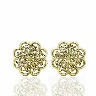 Foto de 51-2202626 - PENDIENTES MANDALA 8MM 18K