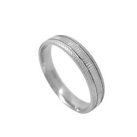 Foto de 10-939-180 - ALIANZA PLATA FACETADA CONFORT 4MM