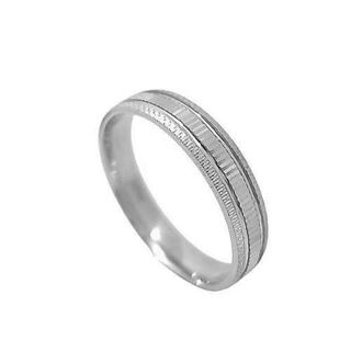 Foto de 10-939-180 - ALIANZA PLATA FACETADA CONFORT 4MM