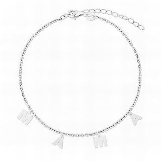 Foto de 18-AG115724 - PULSERA PLATA 'MAMÁ' 17.5CM (ALARGADOR 4CM)