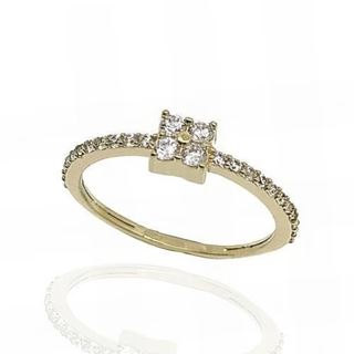 Foto de 12-2850S - SORTIJA CIRCONITA 4MM 18K 