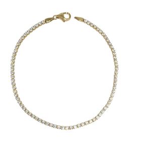 Foto de 10-400-1356 - PULSERA CIRCONITA RIVIERE 2MMX19CM (2,70gr) 18K** 