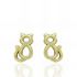 Foto de 51-2202831 - PENDIENTES SILUETA GATO 8MM 18K