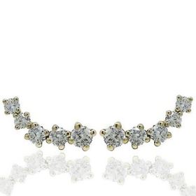 Foto de 05-3863 - PENDIENTES TREPADORES CIRCONITA 16MM 18K