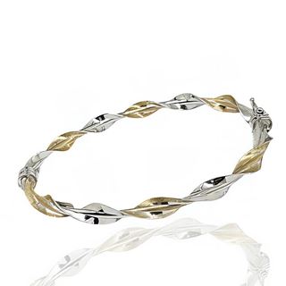 Foto de 10-240-275 - CAÑA RETORCIDA BICOLOR 5MM DIÁMETRO INTERIOR 65MM (5,32grs) 18K