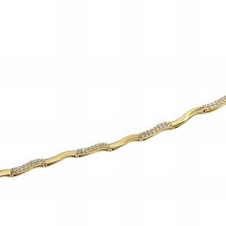 Foto de 28-0029 - PULSERA CIRCONITA 2.20MM 19CM (5,11gr) 18K