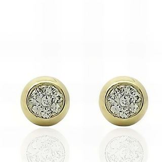 Foto de 70-002 - PENDIENTES BOLA CRYSTALLATO 5MM 18K