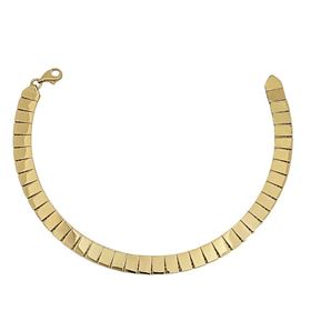 Foto de 28-0581 - PULSERA BRILLO 6MM 19CM (9,09gr) 18K**