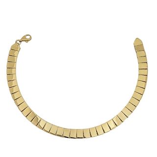 Foto de 28-0581 - PULSERA BRILLO 6MM 19CM (9,09gr) 18K**