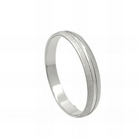 Foto de 10-351-468-14 - ALIANZA MEDIA CAÑA CENTRO BRILLO 3MM O.B. 18K 