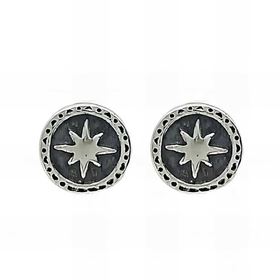 Foto de 29-17100 - PENDIENTES PLATA ESTRELLA 8MM PRESIÓN