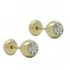 Foto de 70-001 - PENDIENTES BOLA CRYSTALLATO 4MM 18K