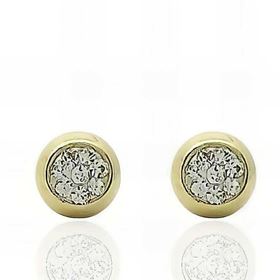 Foto de 70-002 - PENDIENTES BOLA CRYSTALLATO 5MM 18K