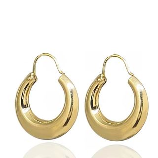 Foto de 00-1674 - CRIOLLAS DISMINUCIÓN BRILLO 5.5X22MM 18K