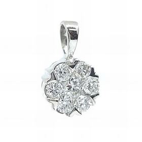 Foto de 10-377-036C - COLGANTE "NETO" BRILLANTE 0.41KT H-SI 6.5MM O.B. 18K