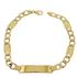 Foto de 10-391-040 - PULSERA PLACA VALENTINO 6MM 21CM (PLACA 7X32MM) (8,63gr) 18K