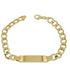 Foto de 10-391-051 - PULSERA PLACA BARBADA 8MM 21CM (12,21gr) (PLACA 10X38MM) 18K