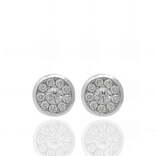 Foto de 10-470-046 - PENDIENTES "NETO" BRILLANTES SI2 0.14-0.11 6MM O.B. 18K
