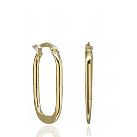 Foto de 28-16123 - CRIOLLAS CUADRADAS 2X24MM CATALÁN 18K