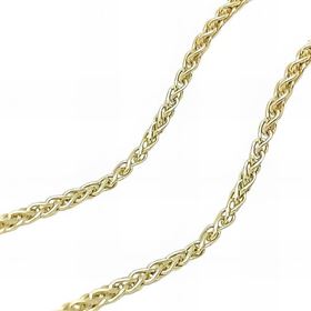 Foto de 20-SGD45X42 - CADENA PLATA ESPIGA DORADA 2MMX42CM