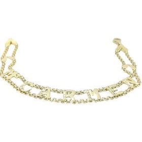 Foto de 16-PGME07 - PULSERA GRANDE M/E 7 LETRAS (8,36gr) 18K