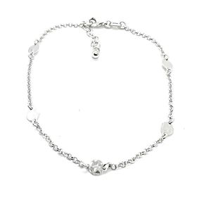 Foto de 20-11 - PULSERA PLATA LAPIDADA 4MM 19CM (ALARGADOR 2.5CM)