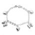 Foto de 20-3 - PULSERA PLATA MARIPOSAS CORAZONES 11MM 17CM 