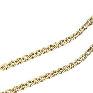 Foto de 10-604-399-50 - CADENA ESLABÓN DOBLE 4MMX50CM (7,04gr) 18K**