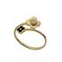 Foto de 10-711-382S - SORTIJA FLORES ESMALTE CIRCONITA 12MM 18K**