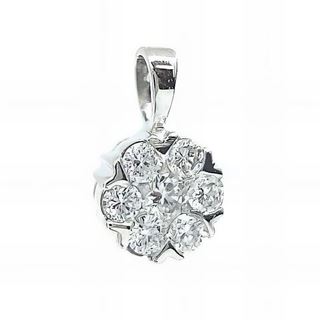 Foto de 10-377-036C - COLGANTE "NETO" BRILLANTE 0.41KT H-SI 6.5MM O.B. 18K