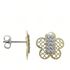 Foto de 51-1229204 - PENDIENTES FLOR BICOLOR CIRCONITA 10MM 18K