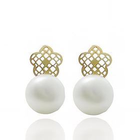 Foto de 51-1252505 - PENDIENTES PERLA 13MM CATALÁN 18K