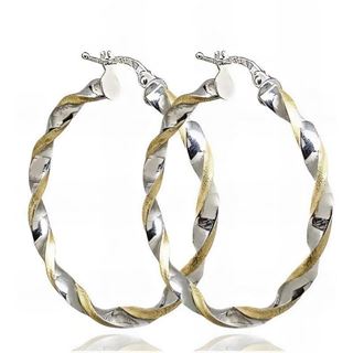 Foto de 10-472-105BI-31 - CRIOLLAS RETORCIDAS BICOLOR 3X31MM EXTERIOR 18K