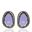 Foto de 71-4643PM - PENDIENTES PIEDRA COLOR MORADO 20MM 18K 