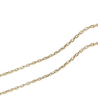 Foto de 10-34-7974-50 - CADENA FORZADA REDONDA 1MMX50CM (2,35gr) 18K 