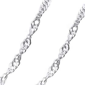 Foto de 20-GD30X45 - CADENA PLATA SINGAPUR 2MMX45CM