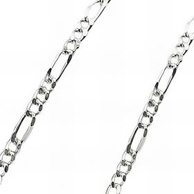 Foto de 20-A3+1B40X45 - CADENA PLATA 3X1 1MMX45CM