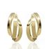 Foto de 42-2004 - PENDIENTES MATE-BRILLO 15MM CATALÁN 18K