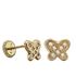 Foto de 9K05-2875 - PENDIENTES MARIPOSA CIRCONITA 6MM 9K**