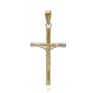 Foto de 9K42-102C - CRUZ CRISTO TUBO 2MM TAPONES 26MM 9K**